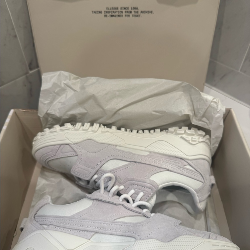 Ellesse LSR Luxe Off White/Grey Sneakers Women’s Size 7.5 US - Picture 9 of 10
